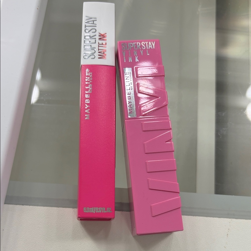 Maybelline SuperStay Matte Ink Lipstick and Vivid ink